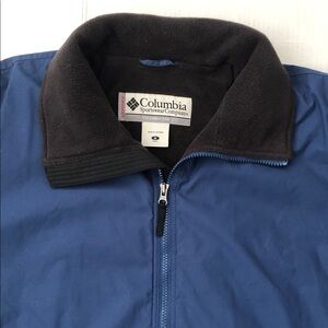 Columbia Vertex Fleece-lined Zip Navy Men’s Jacket Size M